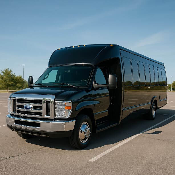 Charter Bus Rental Tinley Park 18 Passenger Minibus